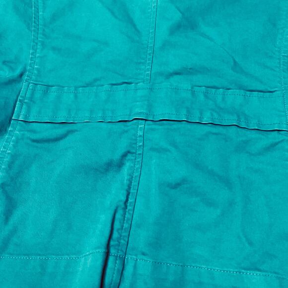 Talbots Jacket Stretch Epaulets on Shoulders Robin Egg Blue Cotton Blend Size 6 - Picture 12 of 14